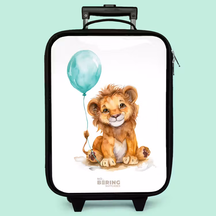 Valise enfant - Lion avec ballon bleu — 3