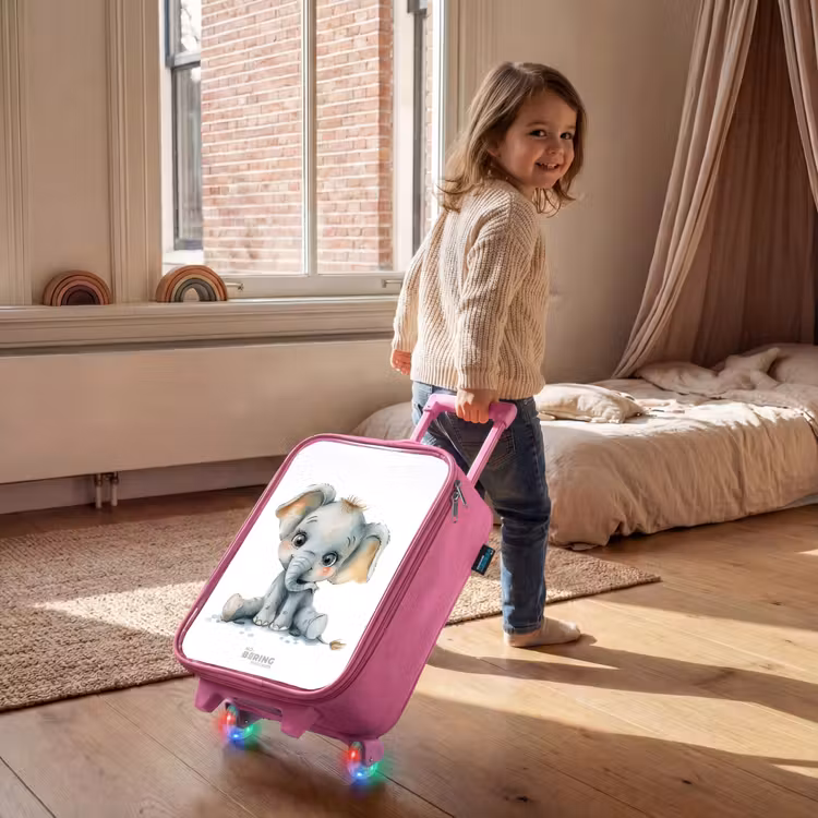 Valise enfant - Rose - Bébé éléphant — 2