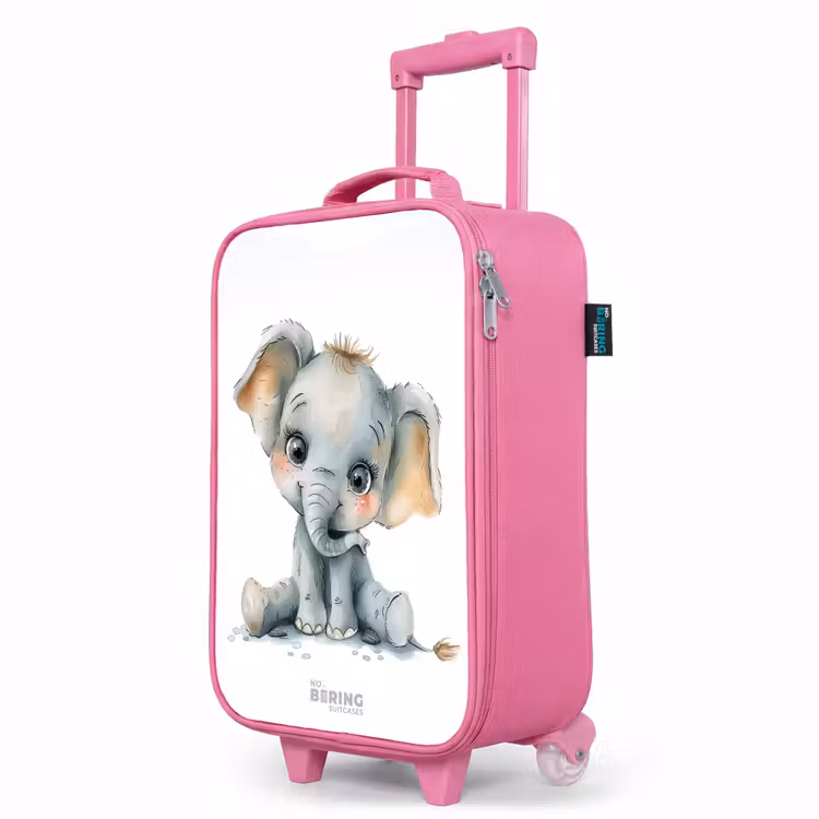 Valise enfant - Rose - Bébé éléphant — 8
