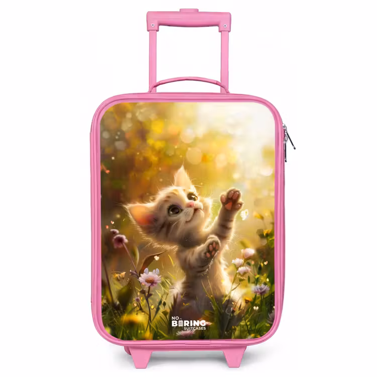 Valise enfant - Rose - Chaton Koosje — 1