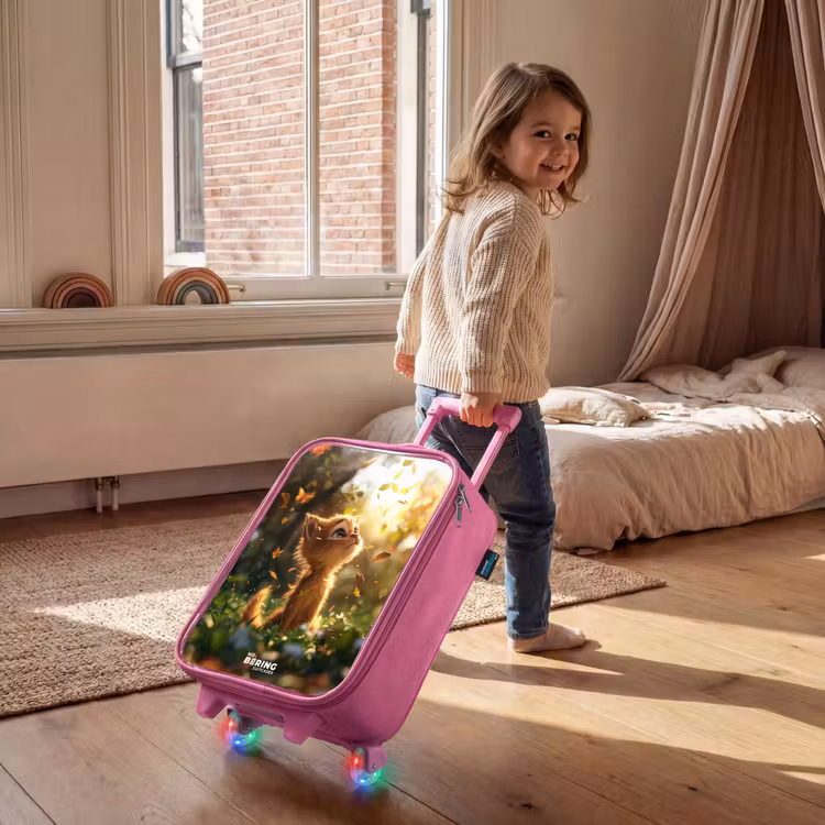 Valise enfant - Rose - Henry chaton d'automne — 2