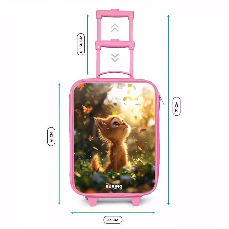 Valise enfant - Rose - Henry chaton d'automne — 6