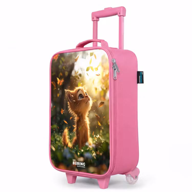 Valise enfant - Rose - Henry chaton d'automne — 8
