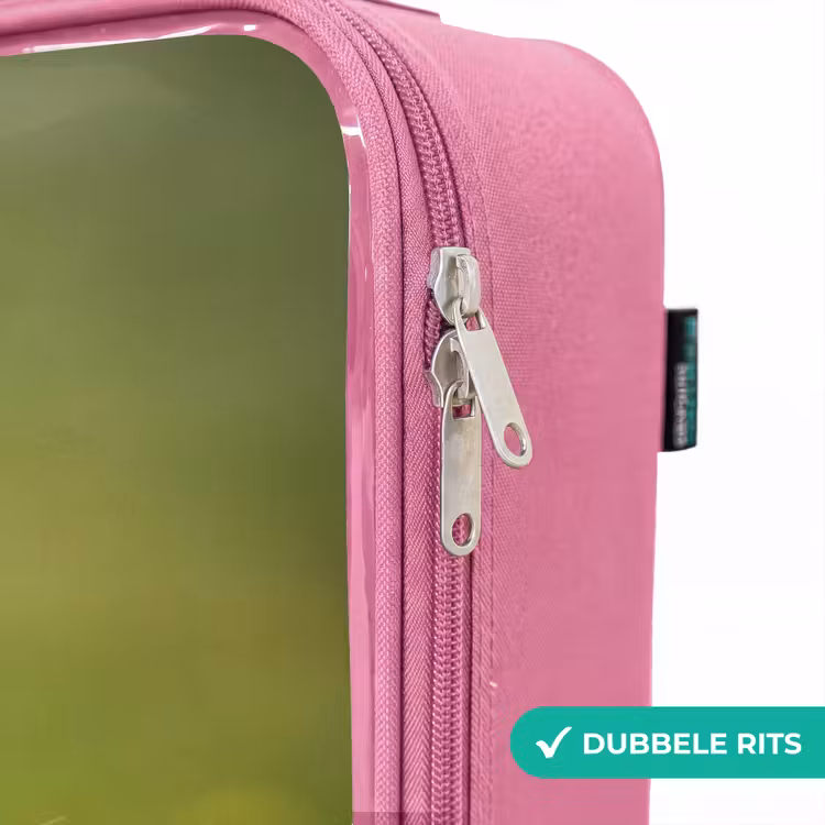Valise enfant - Rose - Lapin dans un pot de fleurs — 7