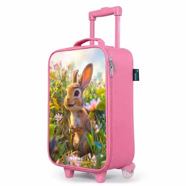 Valise enfant - Rose - Petit lapin — 8