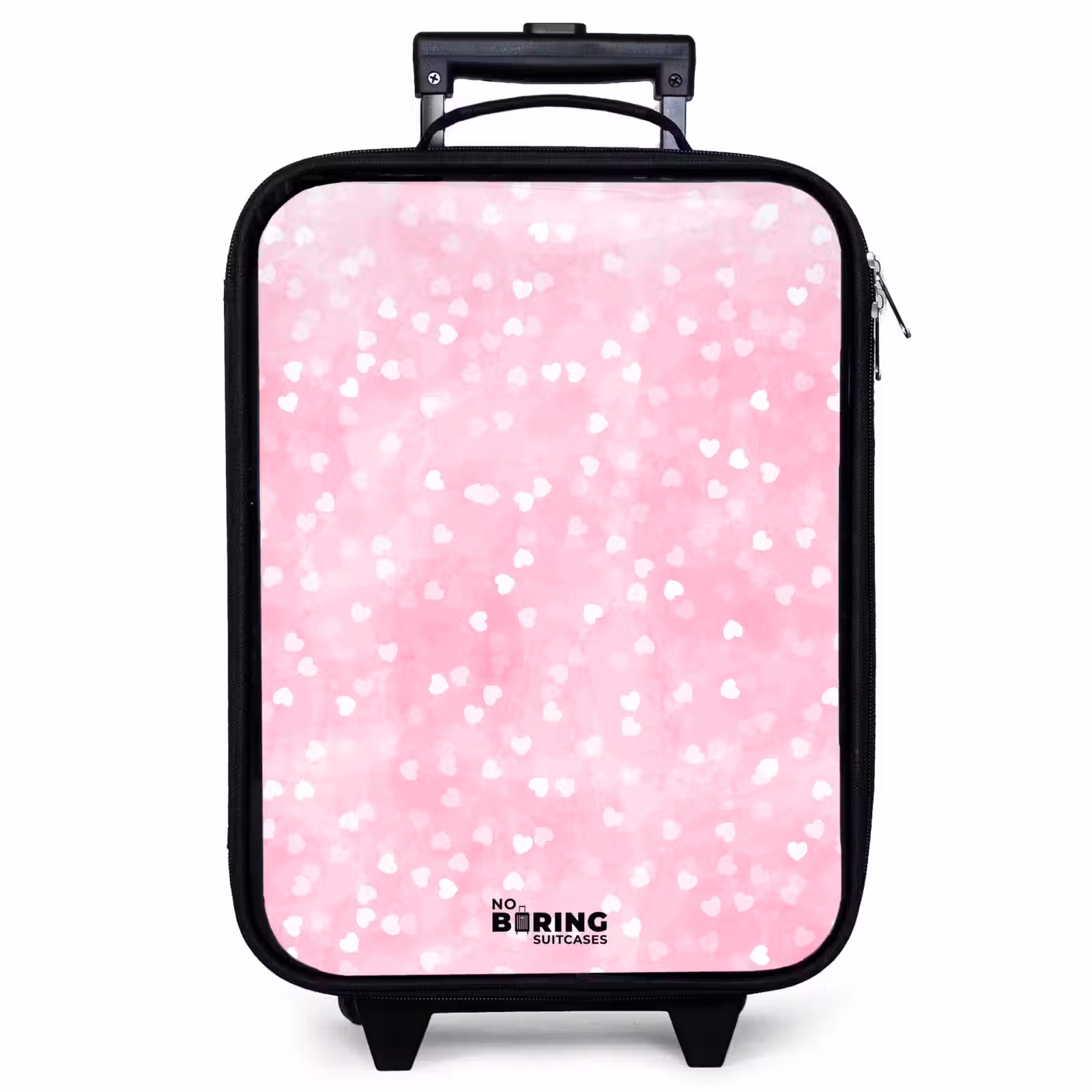 Valise enfant - Coeurs pailletés roses — 1