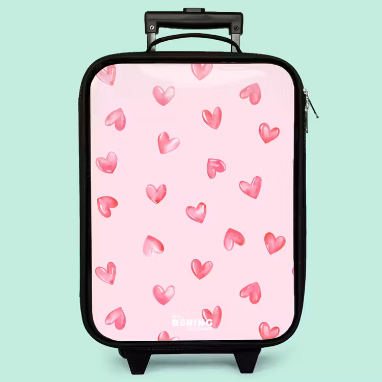 Valise enfant - Coeurs roses — 3