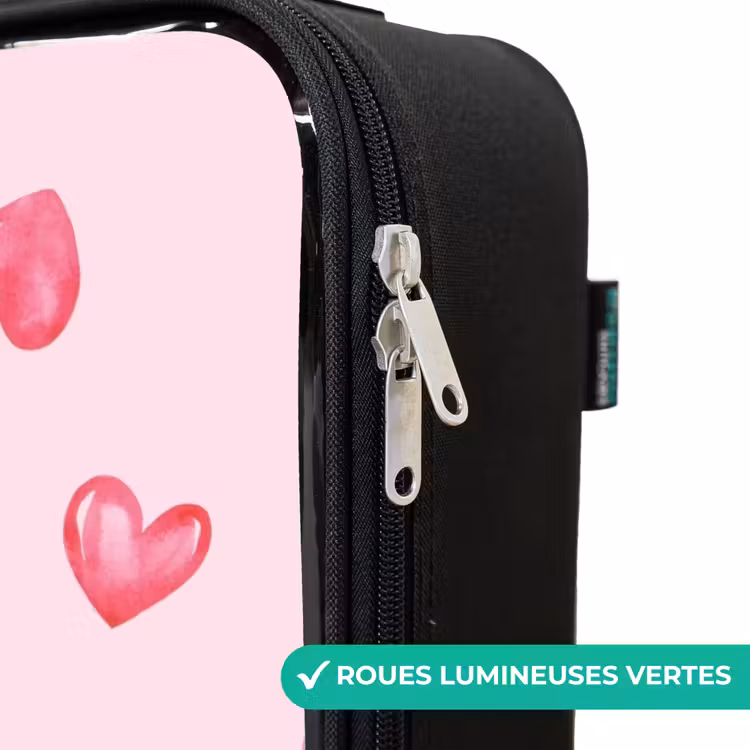 Valise enfant - Coeurs roses — 6