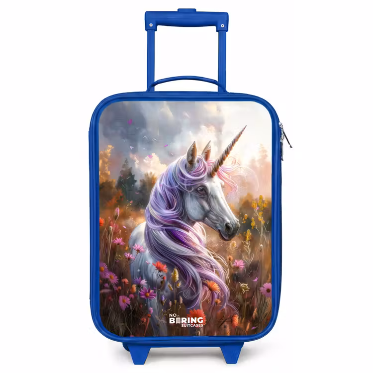 Valise enfant - Bleu - Lavande corne de printemps — 1