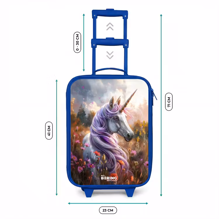 Valise enfant - Bleu - Lavande corne de printemps — 6