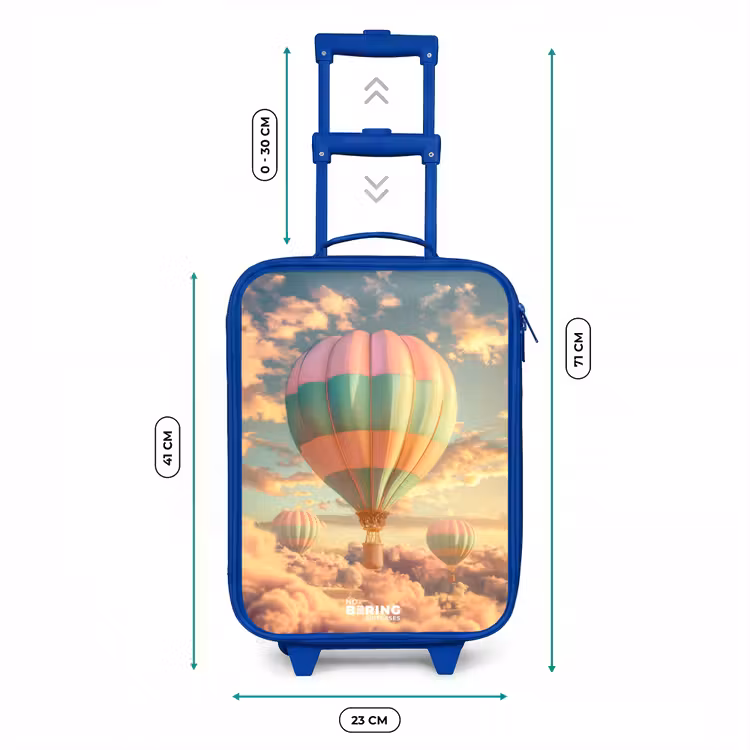 Valise enfant - Bleu - Skyliner pastel — 6