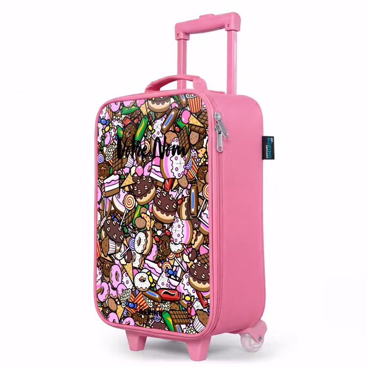 Valise enfant - Rose - Modèle débordant de friandises — 8