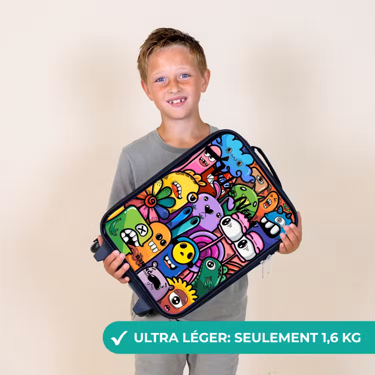 Valise enfant - Des monstres colorés et amusants — 2
