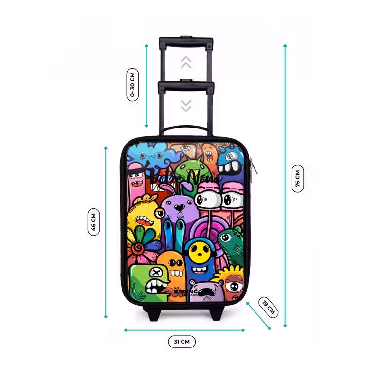 Valise enfant - Des monstres colorés et amusants — 7