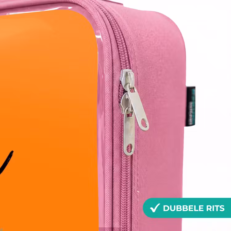 Valise enfant - Rose - Roues arc-en-ciel — 7
