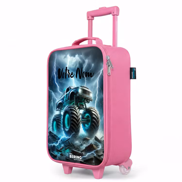 Valise enfant - Rose - Roues du tonnerre — 8