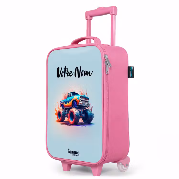 Valise enfant - Rose - Roues féroces — 8