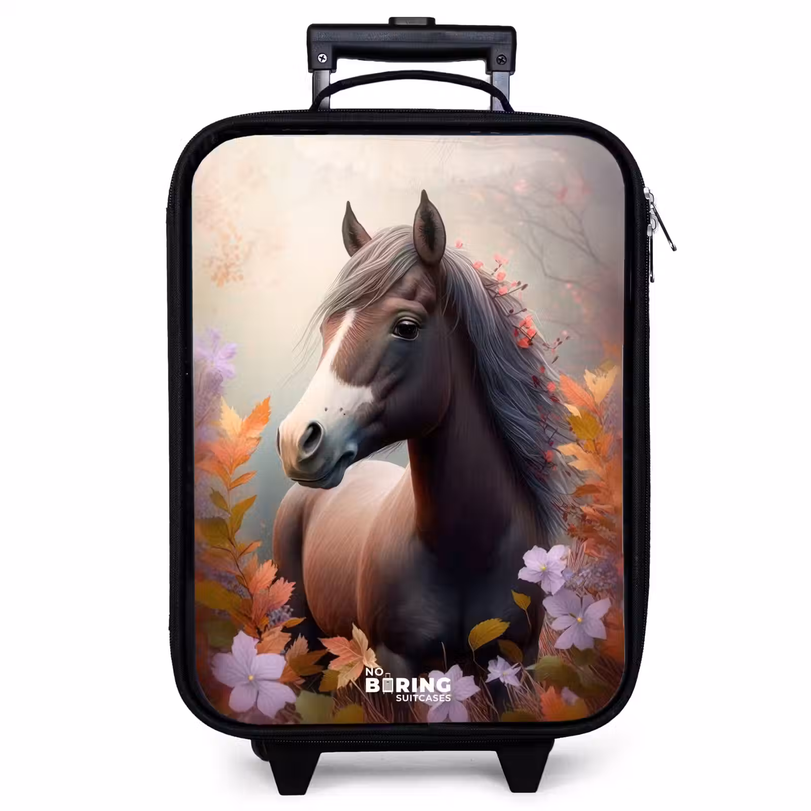 Valise enfant - Cheval brun en automne — 1