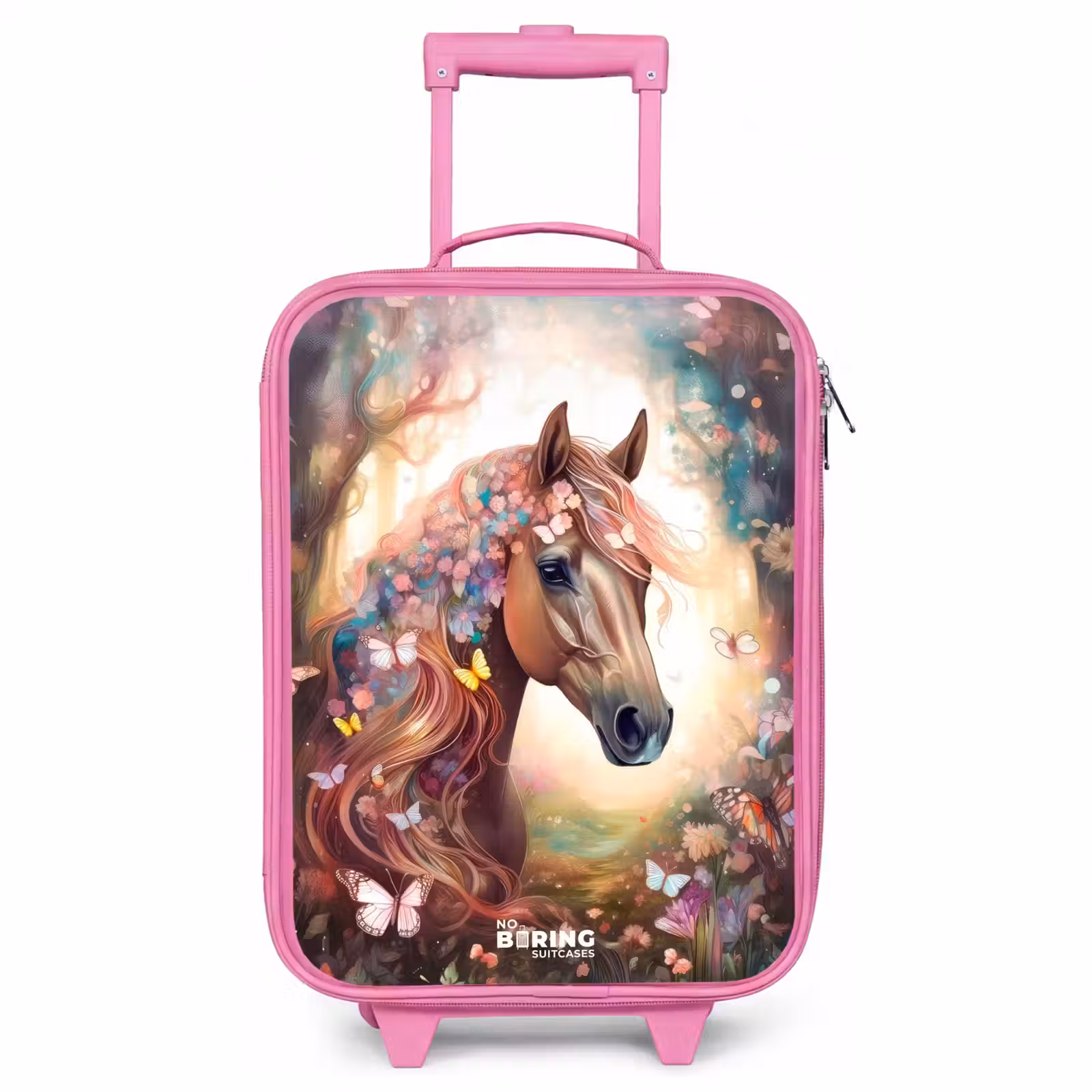Valise enfant - Rose - Jument papillon — 1