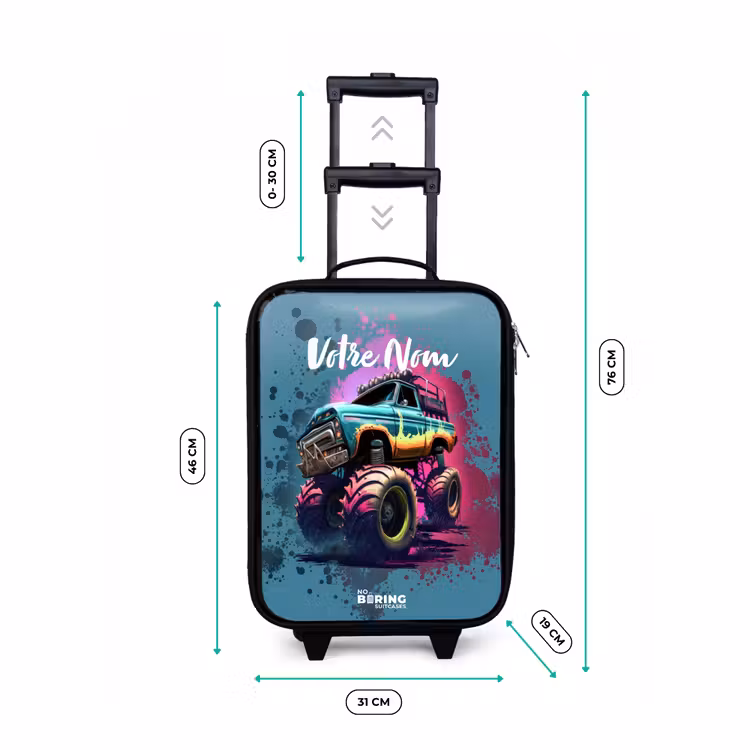Valise enfant - Roues de monstre — 7