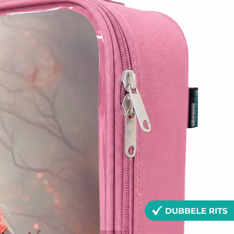 Valise enfant - Rose - Cheval brun en automne — 7