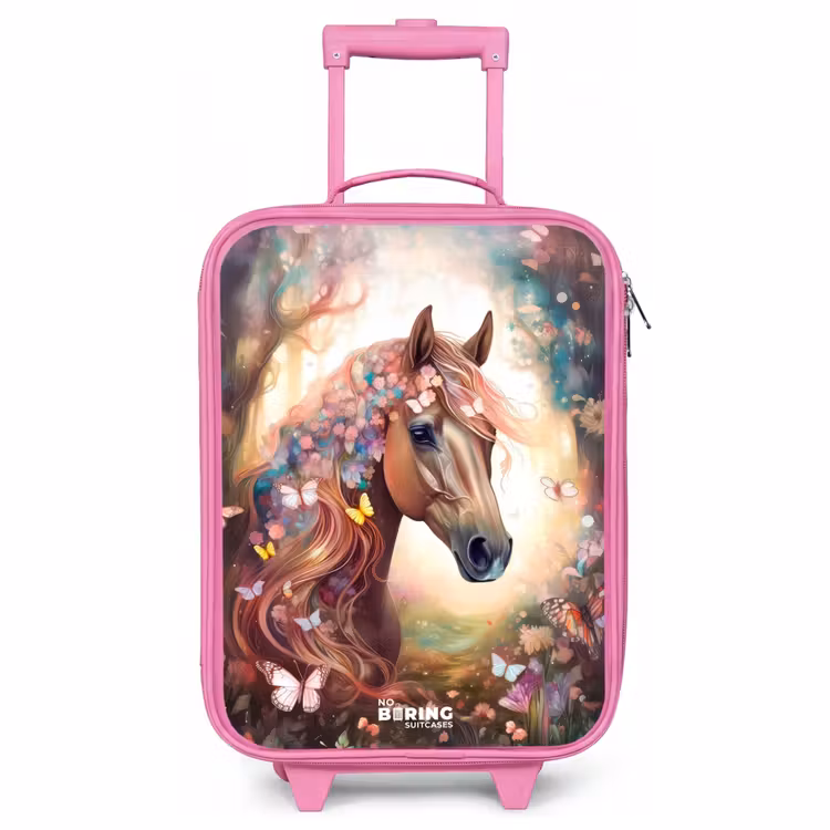 Valise enfant - Rose - Jument papillon — 1