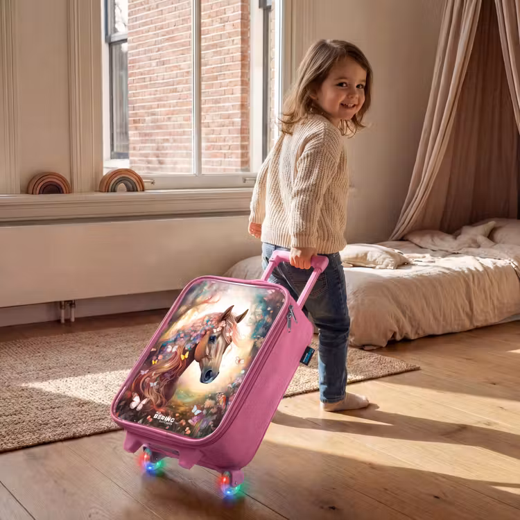 Valise enfant - Rose - Jument papillon — 2