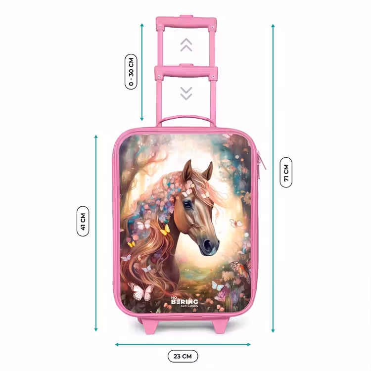 Valise enfant - Rose - Jument papillon — 6