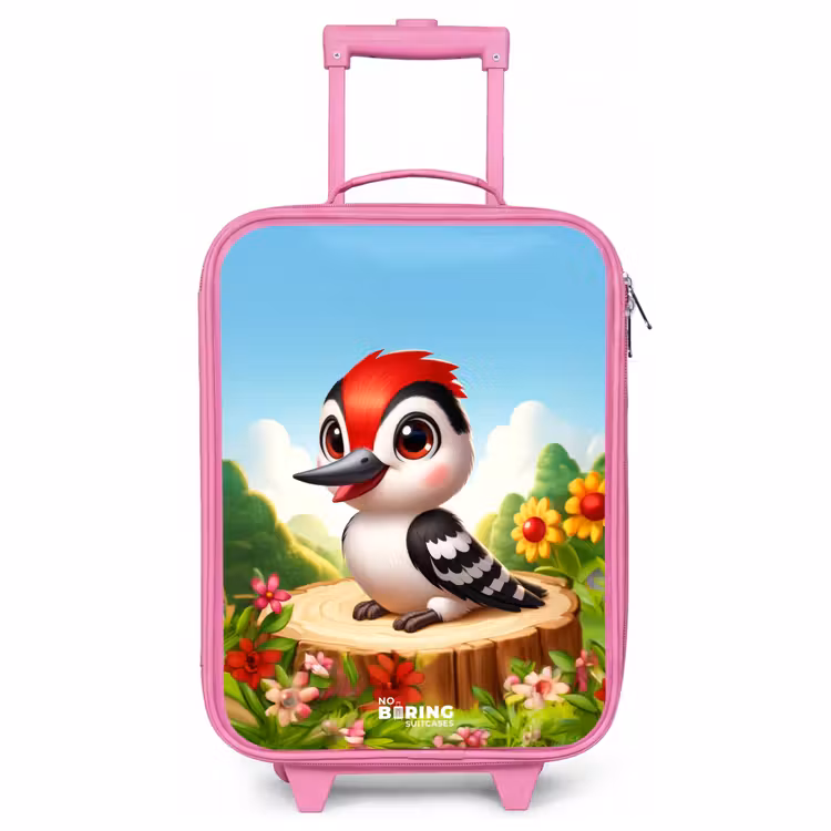Valise enfant - Rose - Pic sur une souche — 1