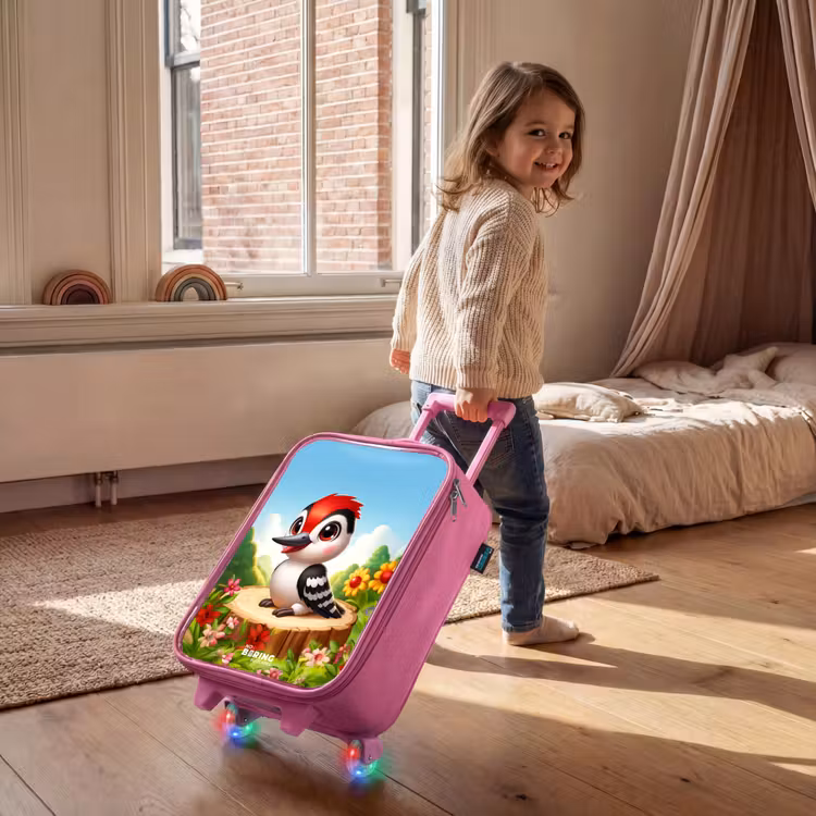Valise enfant - Rose - Pic sur une souche — 2