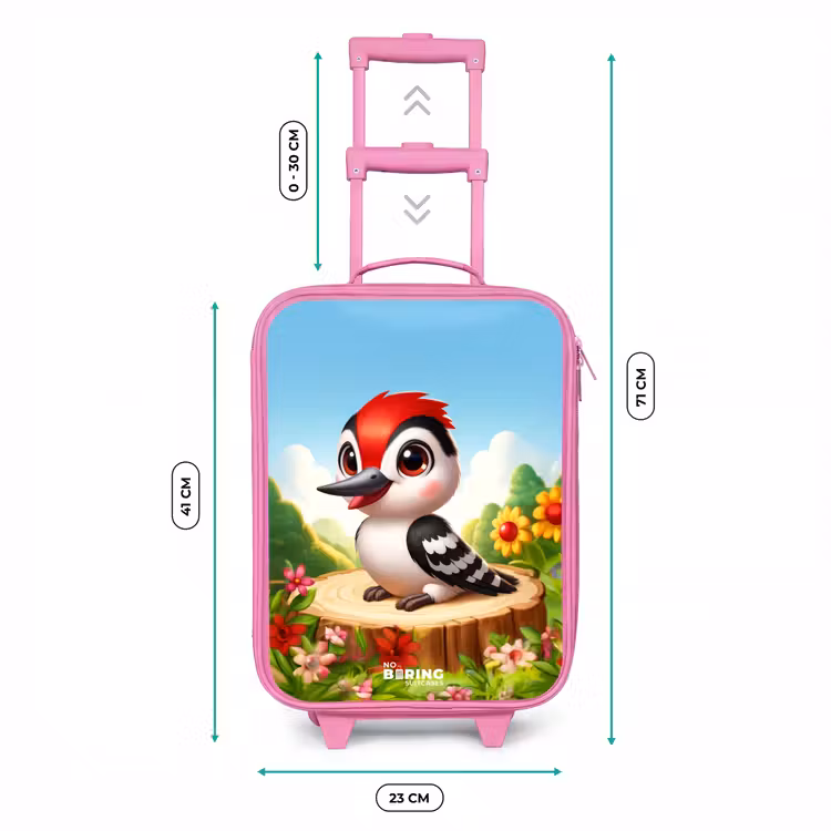 Valise enfant - Rose - Pic sur une souche — 6