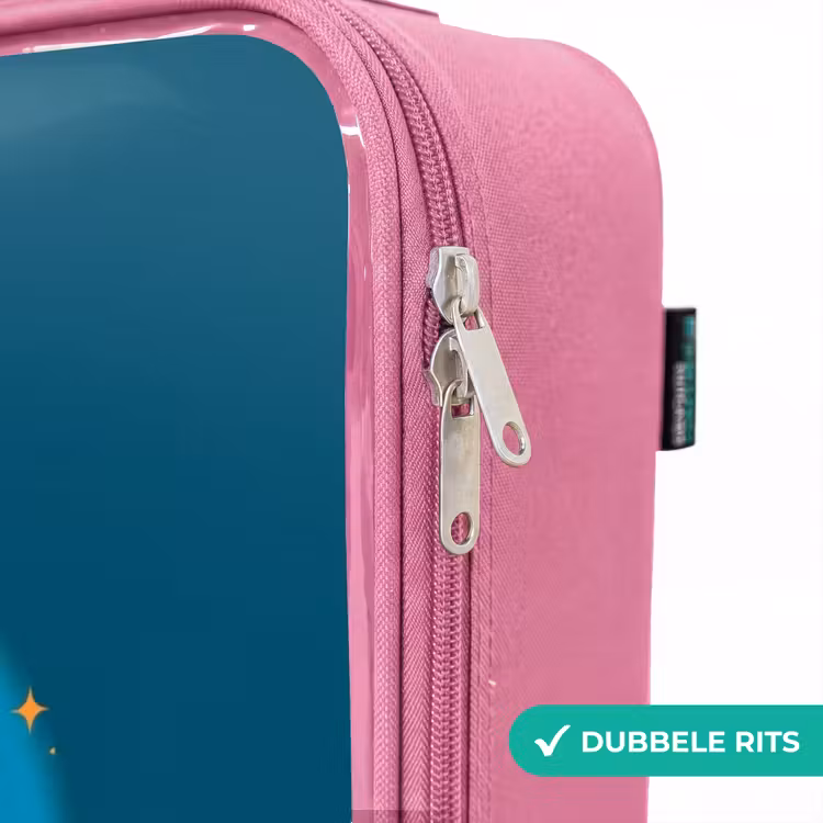 Valise enfant - Rose - Raton laveur pirate sur un bateau — 7