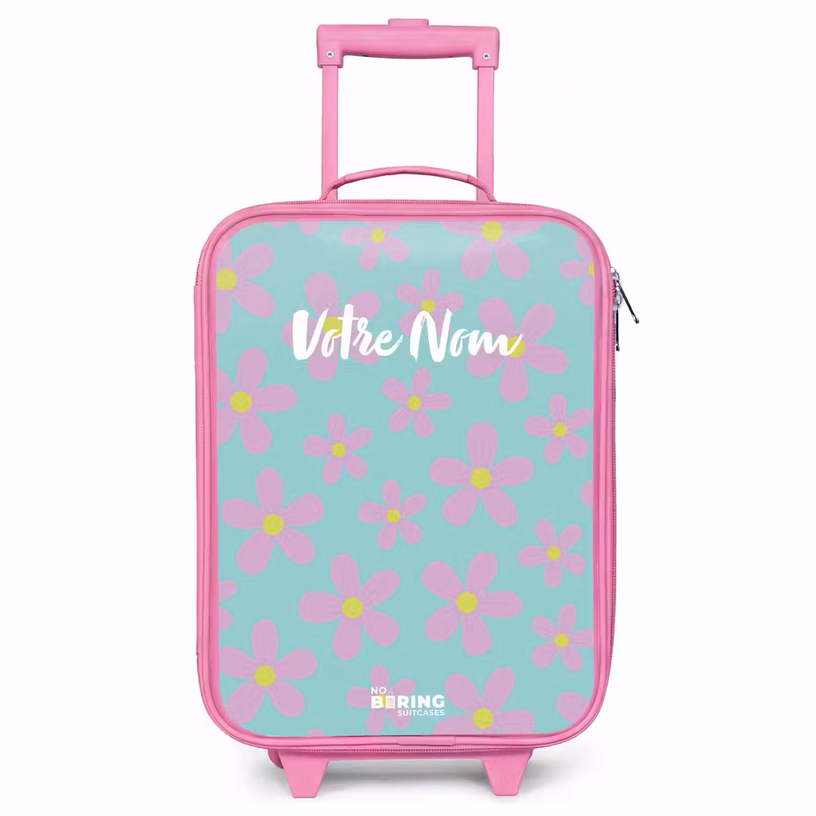 Valise enfant - Rose - Daisy mania mint — 1