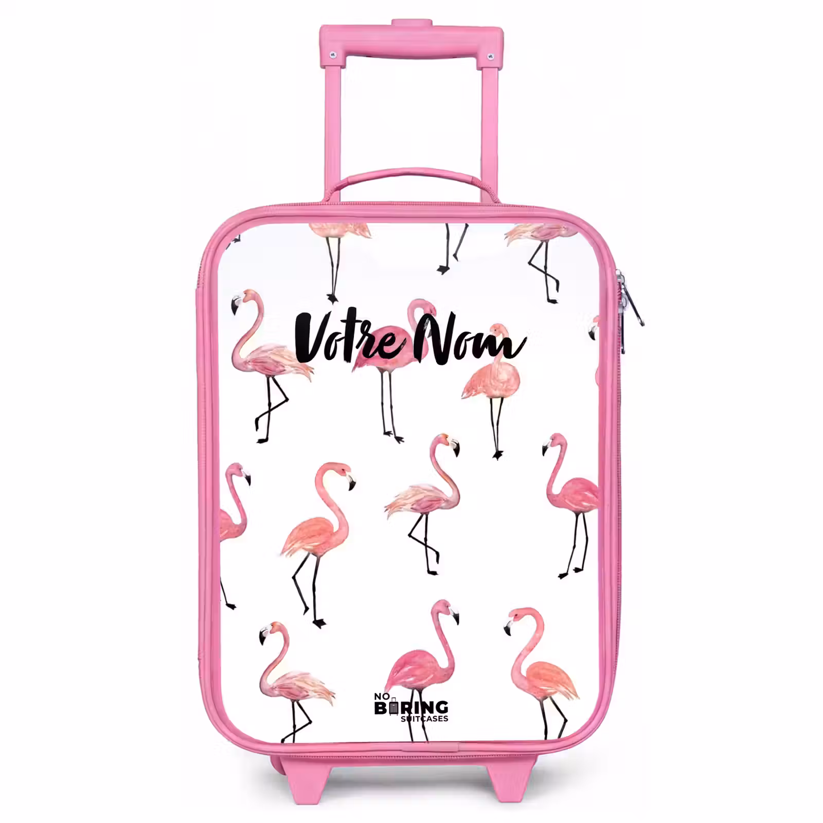 Valise enfant - Rose - Fête des flamants — 1