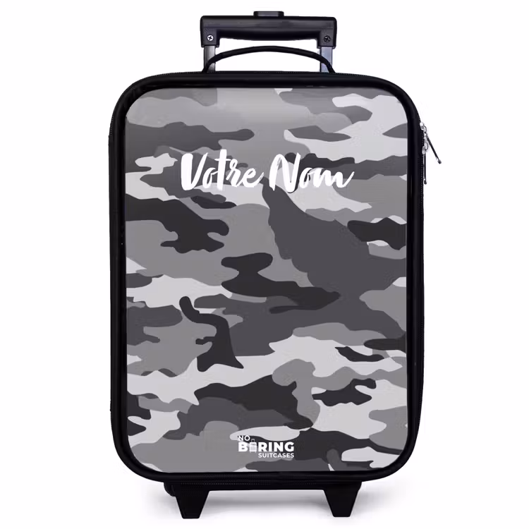 Valise enfant - Camo gris — 1