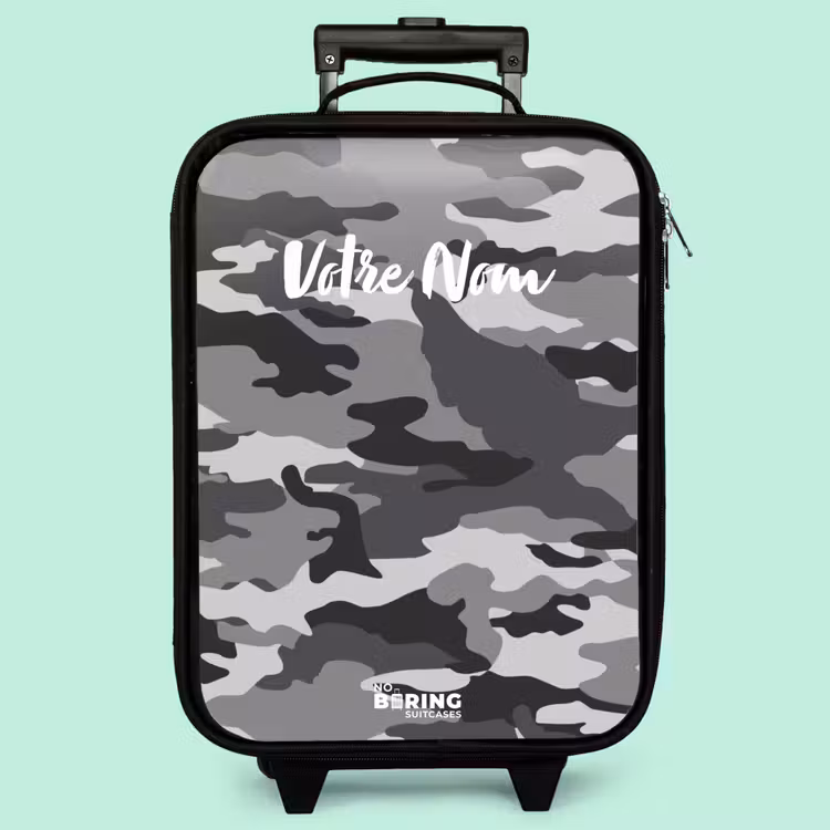 Valise enfant - Camo gris — 3