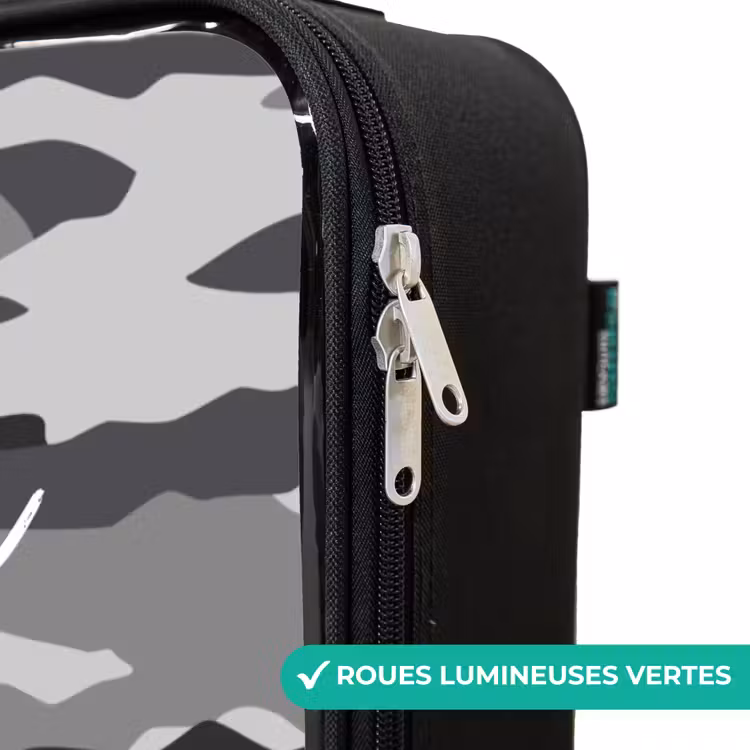 Valise enfant - Camo gris — 6
