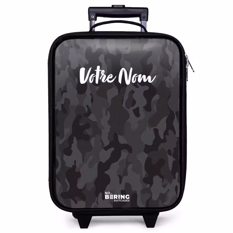 Valise enfant - Imprimé camouflage vert — 1