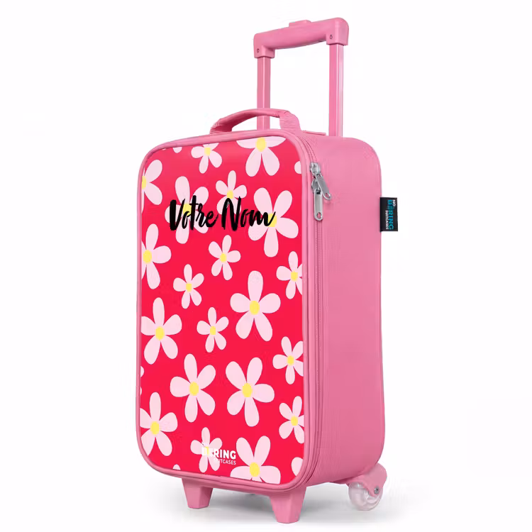 Valise enfant - Rose - Daisy mania hotpink — 8