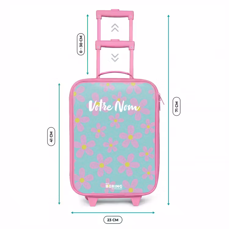 Valise enfant - Rose - Daisy mania mint — 6