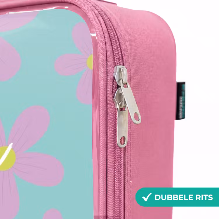 Valise enfant - Rose - Daisy mania mint — 7