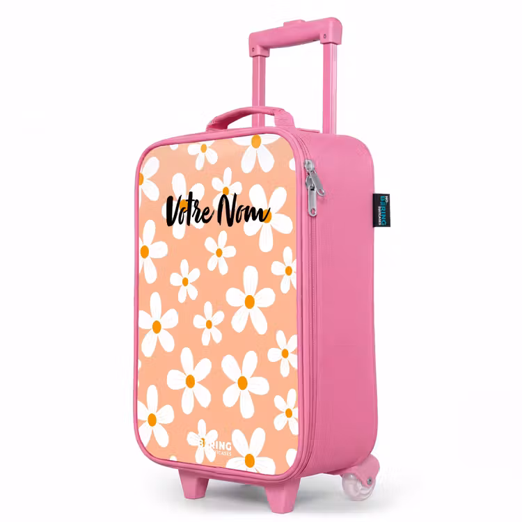 Valise enfant - Rose - Daisy mania peach — 8