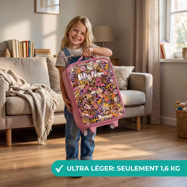 Valise enfant - Rose - De douces surprises — 3