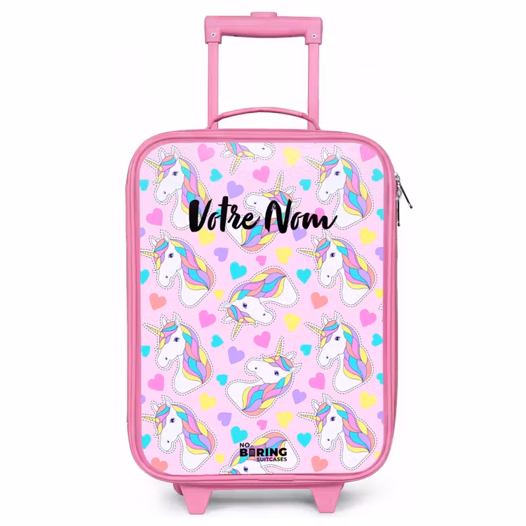 Valise enfant - Rose - Euphorie de la licorne — 1