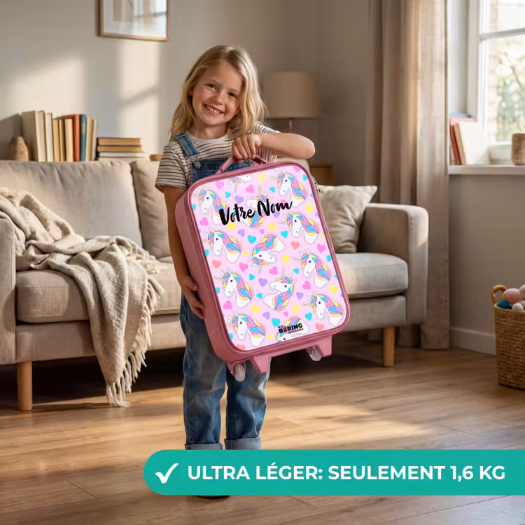 Valise enfant - Rose - Euphorie de la licorne — 3