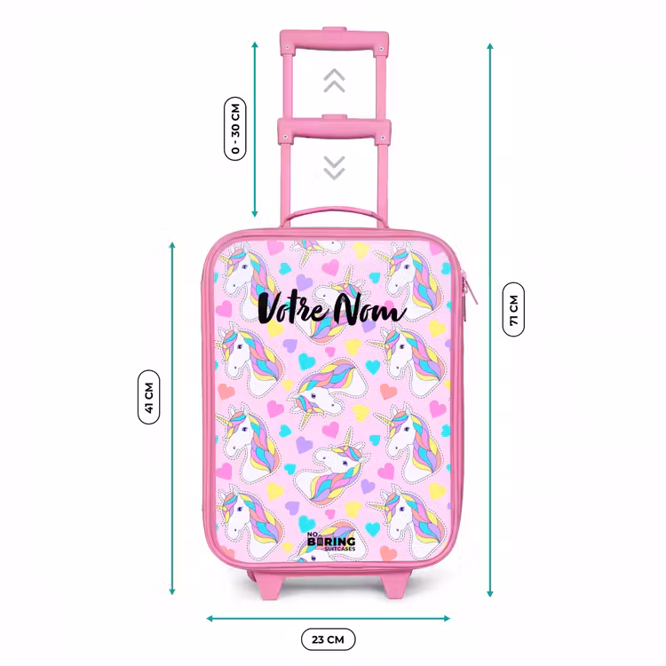 Valise enfant - Rose - Euphorie de la licorne — 6