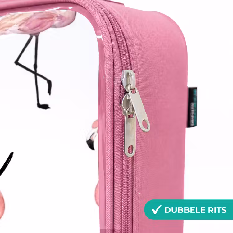 Valise enfant - Rose - Fête des flamants — 7