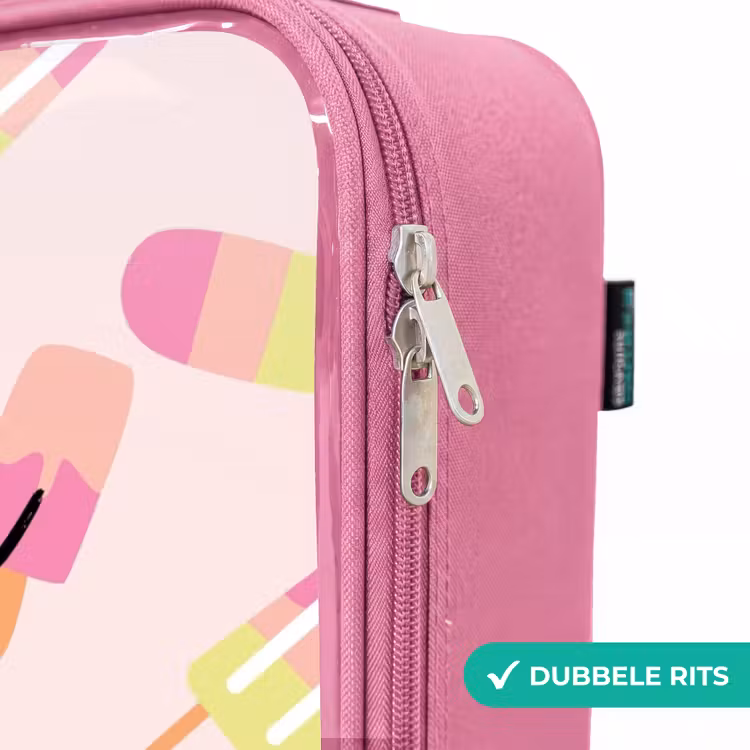 Valise enfant - Rose - Glaces à l'eau tourbillonnantes — 7