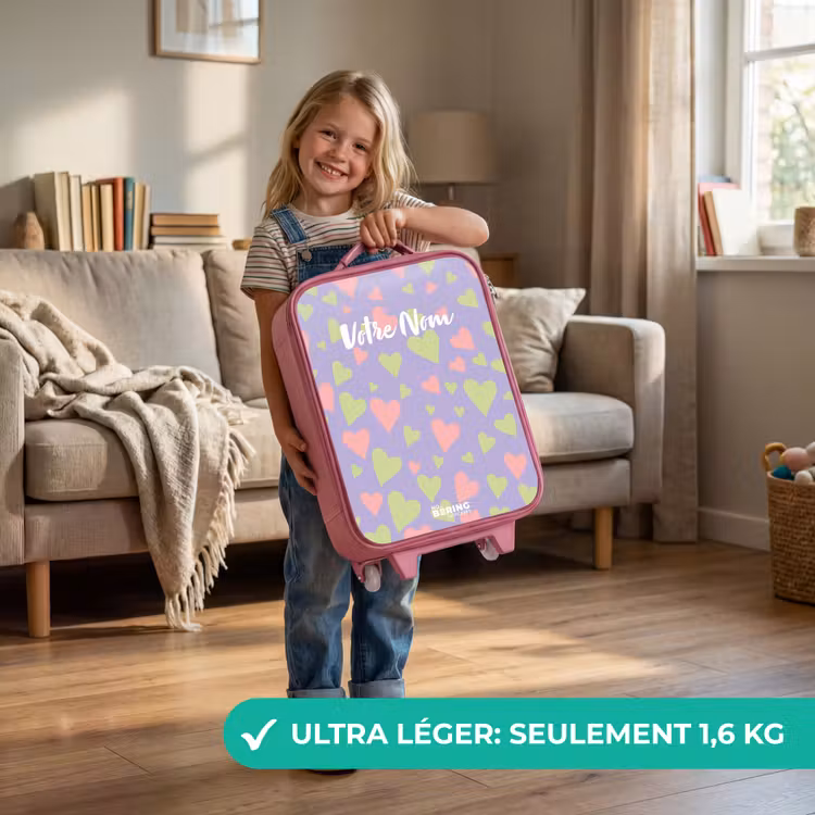 Valise enfant - Rose - Joli lilas — 3