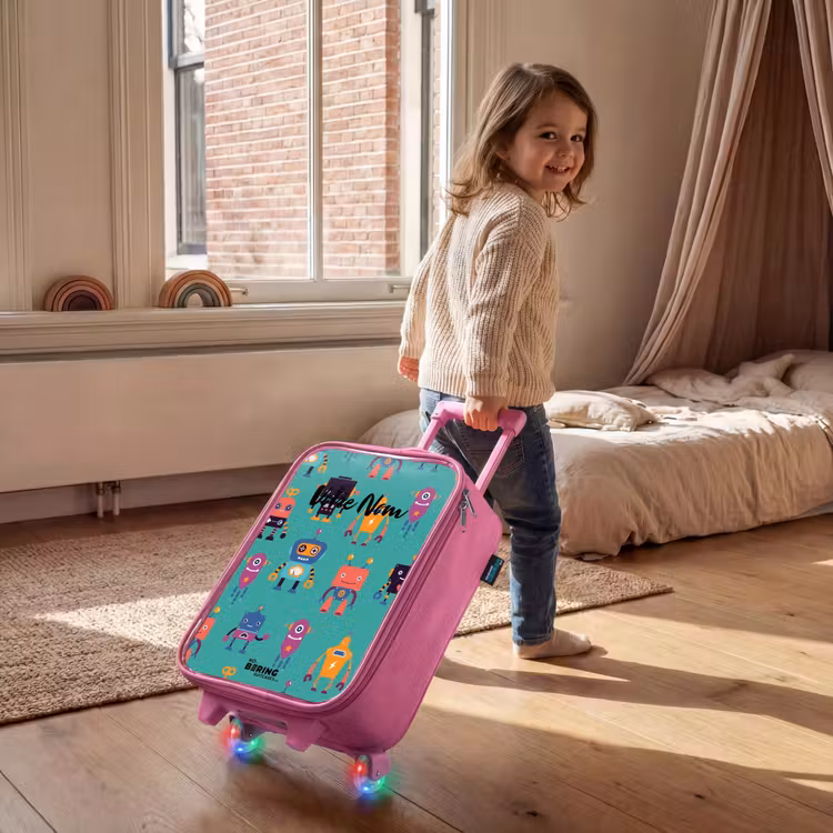 Valise enfant - Rose - La rave des robots — 2